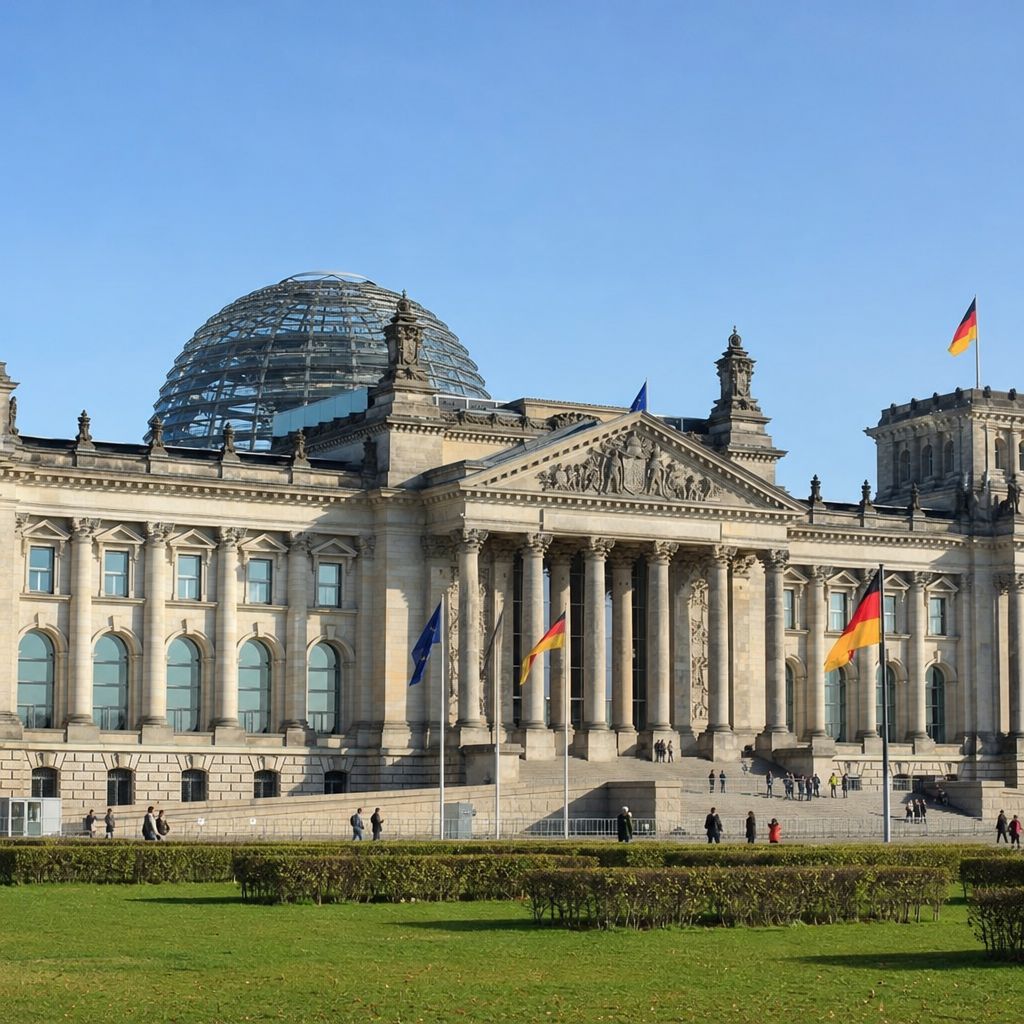 Bundestag Ein Bild zum Thema Bundestag im Polizei Kontext